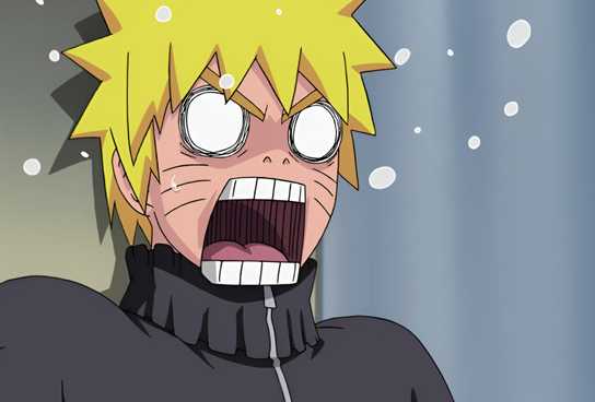 Naruto surprised
